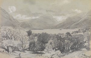 Ullswater, 14 October 1836 by Edward Lear